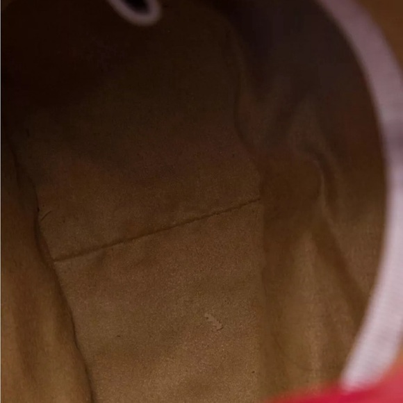 JIMMY CHOO RED LEATHER HOBO BAG MEDIUM SIZE PRE-OWNED - Picture 4 of 4